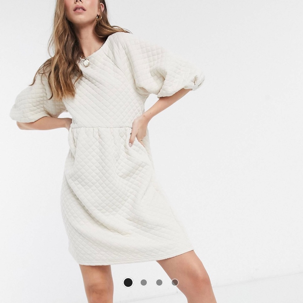 ASOS Vera Moda quilt smock dress